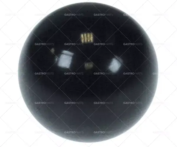 kulová rukojeť ø 40mm otvor ø kuželový 12mm pro pohon do černé barvy Sezónní Sleva