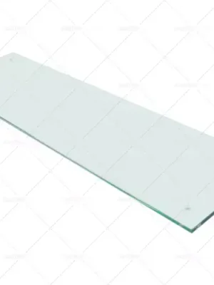 skleněná deska D 870 mm Š 250 mm tloušťka 10 mm obdélníková Finální Výprodej
