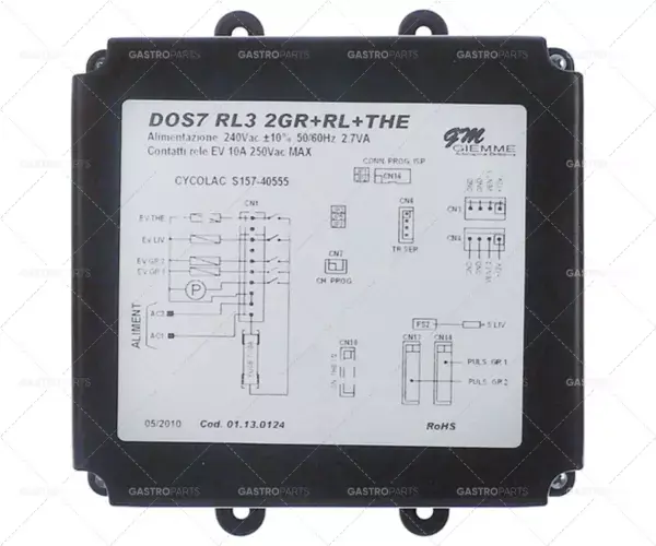 Centrální jednotka 240 V AC Typ DOS7 RL3 2 g + RL + výši 50 / 60Hz Dokud Zásoby Vydrží