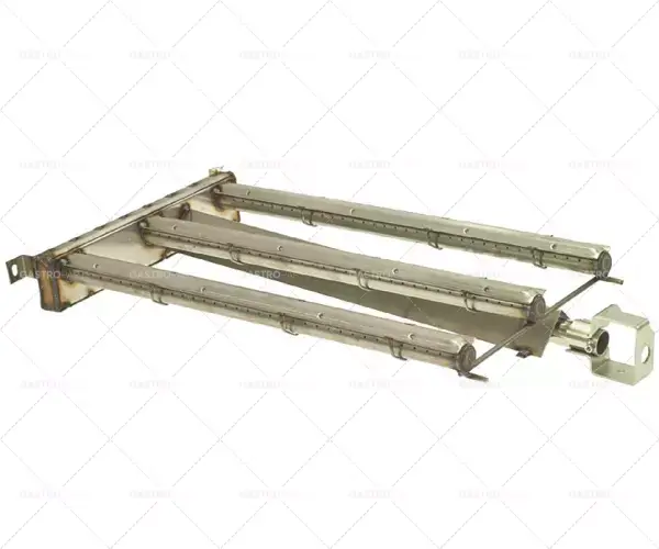 barový hořák D 630 mm Š 345 mm gril na dřevěné uhlí Cenová Bomba