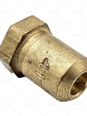Časově Omezené Plynová tryska opatření 41 3/8 "UNF díra o o 2,4 mm 11 mm Celková délka 18,5 mm SW 13