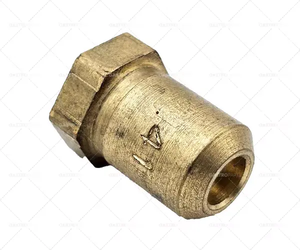 Časově Omezené Plynová tryska opatření 41 3/8 "UNF díra o o 2,4 mm 11 mm Celková délka 18,5 mm SW 13