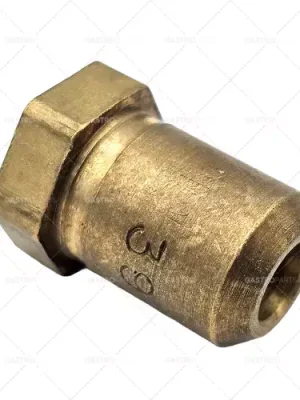 Plynová tryska opatření 39 3/8 "UNF díra o o 2,5 mm 11 mm Celková délka 18,5 mm SW 13 Nízká Cena