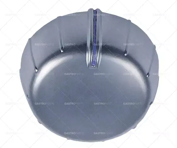 Cenový Hit knoflíkový spínač nulová značka ø 55 mm hřídel ø 6x4,6 mm hřídel plochá horní stříbrná