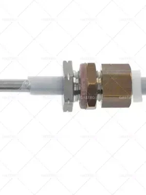 Must-Have hladinová elektroda M10 celková délka 70mm sonda L 40mm izolovaná sonda délka 14mm připojení F6.3 ø 4mm