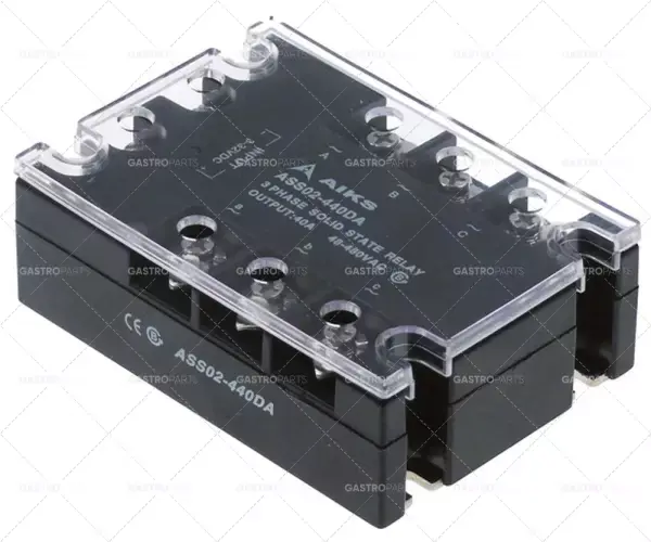 Ověřený statické relé aiks 3-fázové 48-480V 40A délka 105mm šířka 75mm