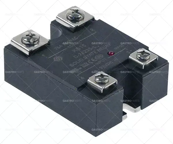 polovodičové relé HFS 1 fáze 25A 240V 4-32VDC D 58mm Š 45mm s LED šroubový typ D-24Z25-L Akční Cena
