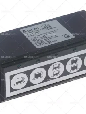 panel s tlačítky 5 tlačítek 230V černý/stříbrný Cenově Výhodný