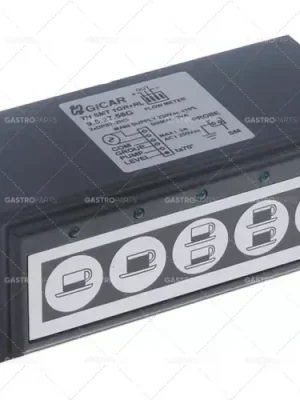Poslední Šance led tlačítkový panel 117mm dlouhý 45mm široký 5 tlačítek 230V černý/stříbrný