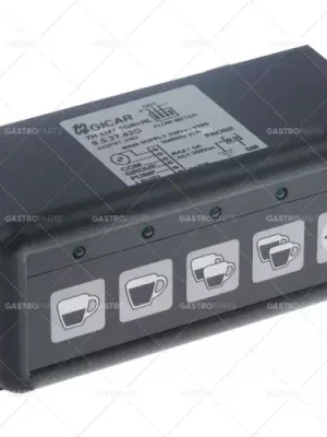 Finální Výprodej led tlačítkový panel 120mm dlouhý 50mm široký 5 tlačítek 230V černý