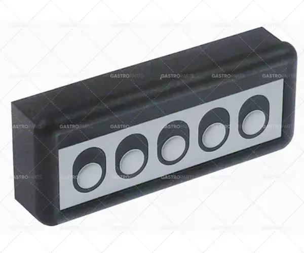 Klávesnice jednotka kláves 5 stříbrná / černá L 120mm B 50mm Nízká Cena