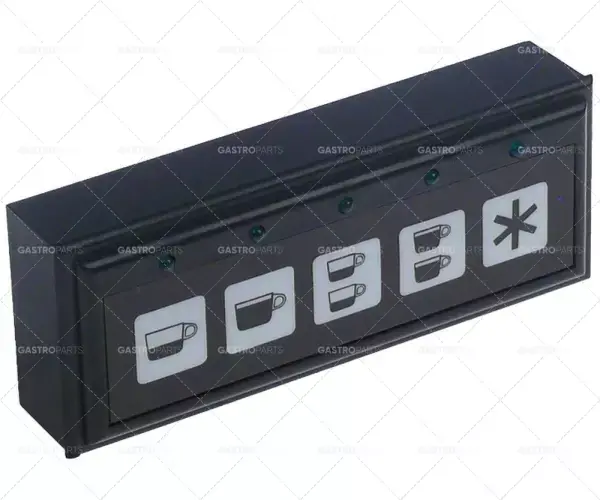 led panel s 5 tlačítky černá/bílá Ověřený
