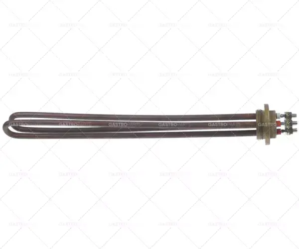 Odeslání Ihned topné těleso 3300W 230V topné okruhy 2 závity 1¼" d 370mm š 35mm v 24mm trubka ø 8,3mm