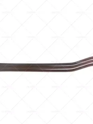 Sleva topné těleso 5000W 230V topné okruhy 2 montáž ø 40mm vzdálenost otvorů 58mm L 460mm Š 25mm
