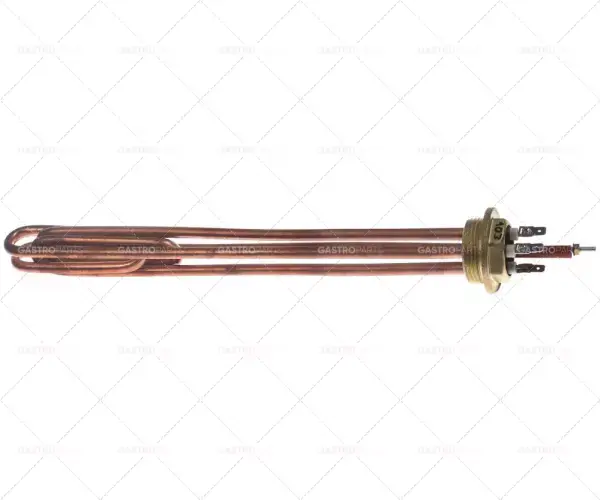 Bezpečná Platba topné těleso 4500W 230V topné okruhy 2 závity 1¼" d 345mm š 35mm v 35mm trubka ø 8,2mm
