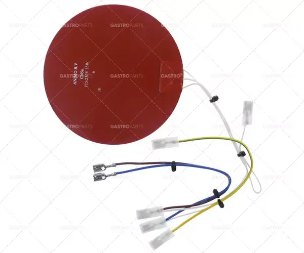 Jen Po Omezenou Doba fóliové topné těleso ø 155mm 70W 115/230V t.max. 120°C délka silikonového kabelu 250mm