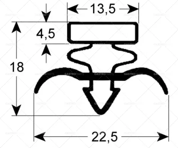 Dokud Zásoby Vydrží Profil studený spoj 9171 B 595 mm L 1310 mm Steckmaß