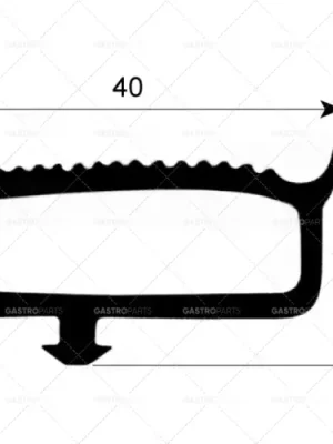 Těsnění pro chladničky profil 9780 š 680 mm v 1930 mm velikost zátky Horká Nabídka