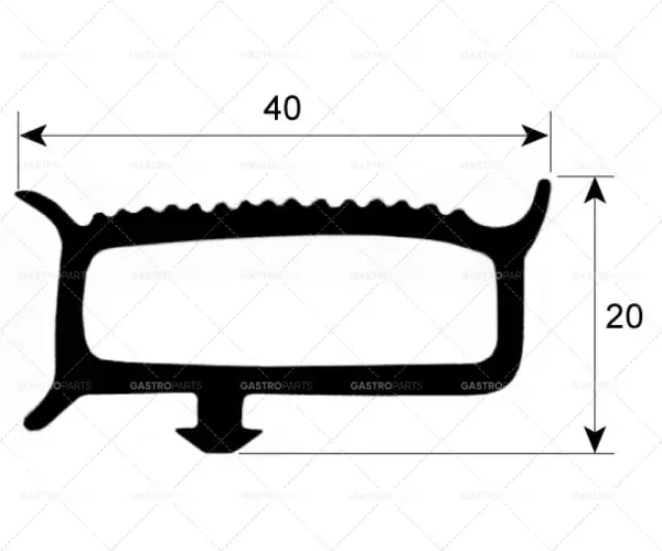 Těsnění pro chladničky profil 9780 š 680 mm v 1930 mm velikost zátky Horká Nabídka