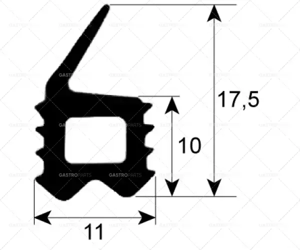 Dveře pásek 2708 B 385 mm L 545 mm Rozměry Akční Nabídka