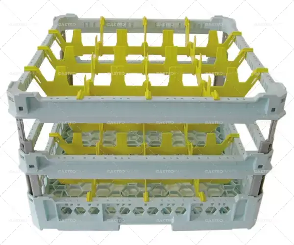 Horká Nabídka koš na sklo GASTROTOP D 500mm Š 500mm počet sklenic 16 V 251-340mm