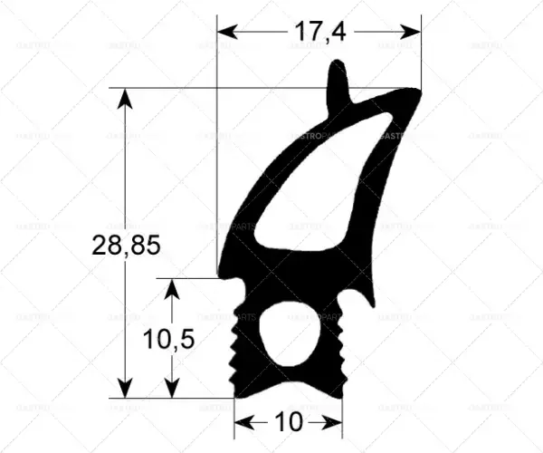 Must-Have Dveře pásek 2730 VPE Meterware