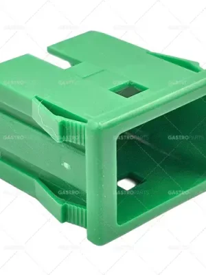 Autentický nosný prvek rozměr 13x20mm Obdélníkový tvar zelená
