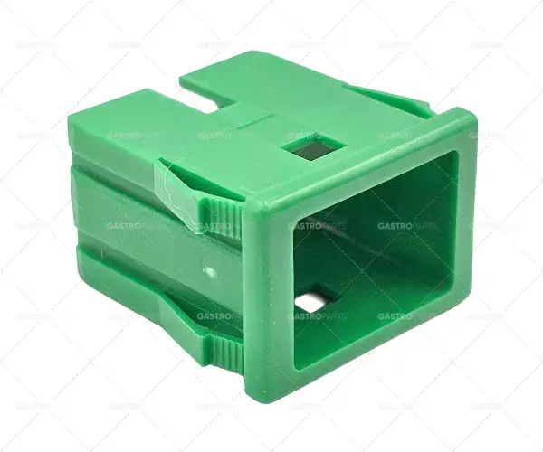 Autentický nosný prvek rozměr 13x20mm Obdélníkový tvar zelená