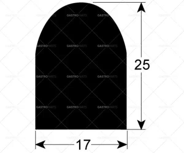 Těsnění vozíku 4020 l 750 mm 1 ks silikonová pěna Super Cena