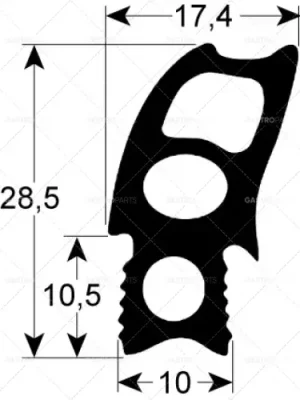 Objednat Nyní Dveře pásek 2731 B 470 mm L 760 mm vhodná pro racionální u modelu SCC / CM 101