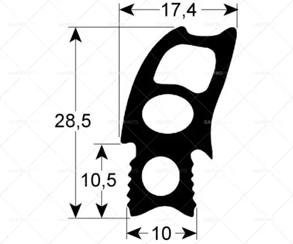 Objednat Nyní Dveře pásek 2731 B 470 mm L 760 mm vhodná pro racionální u modelu SCC / CM 101