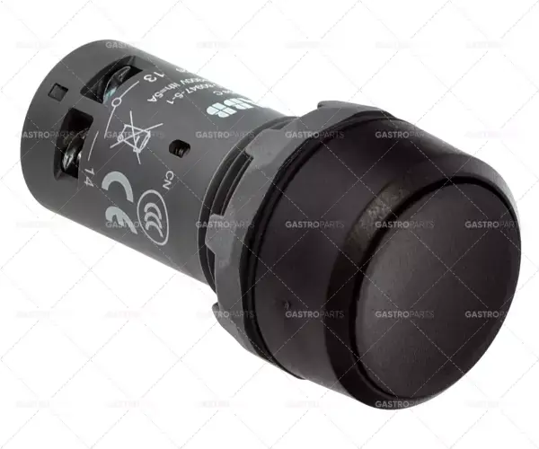 Tlačítko o 22 mm černá 2NO 300V 5A Připojení Šroub Top Prodej