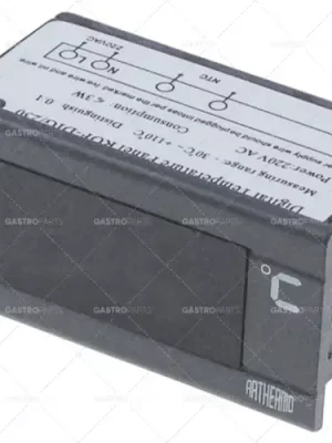Teploměr typ ARTHERMO ROF-DIG / 230 Dimension 58x25,5mm Velikost přední 64x31mm 230 Akční Nabídka