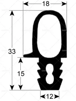 Cenově Výhodný Dveře pásek 2449 B 520 mm L 1505 mm POČET 1