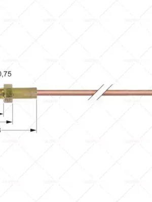 Termoelektrické články M9x1 L 600 mm M6x0,75 Levný