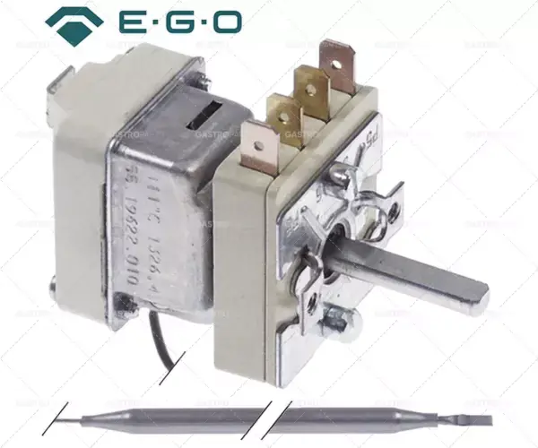 1-fázový regulační termostat 30-110 °C 6x129mm délka kapiláry 870mm Tovární Cena