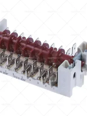 provozní spínač 5 provozních poloh 5NO/2CO sekvence 0-1-2-3-4 16A hřídel ø 6x4,6mm Ověřený