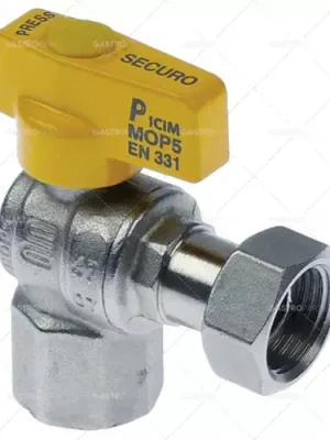 kulový ventil IT 1/2" D 55 mm s bezpečnostní rukojetí š 28 mm v 73 mm rukojeť ø 23 mm křídlová rukojeť Rychlé Dodání