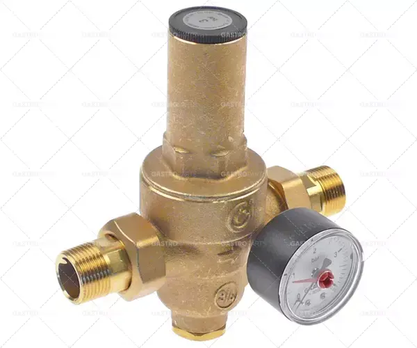 Redukční ventil s manometrem caleffi 5360 floor 3/4" 0,5-6bar mosazný Cenový Hit