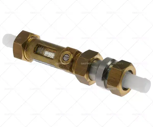 Časově Omezené regulátor průtoku průtok 2-8l/min mosazná hadice ø 14mm provozní tlak max. 10bar