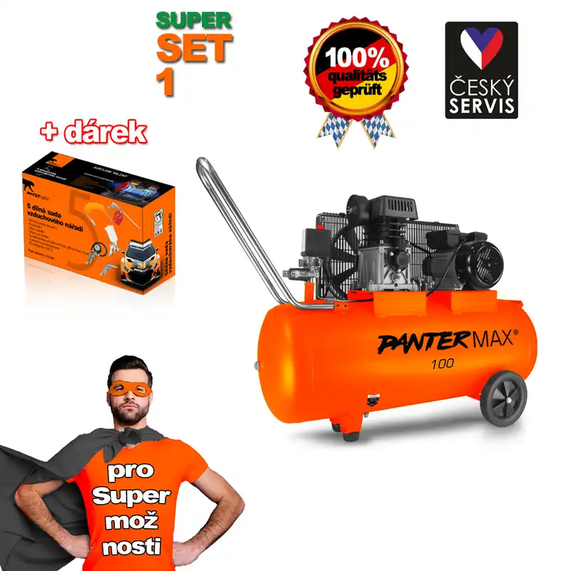 Kompresor PANTERMAX® AirFlow 100 SET1 Cenový Hit