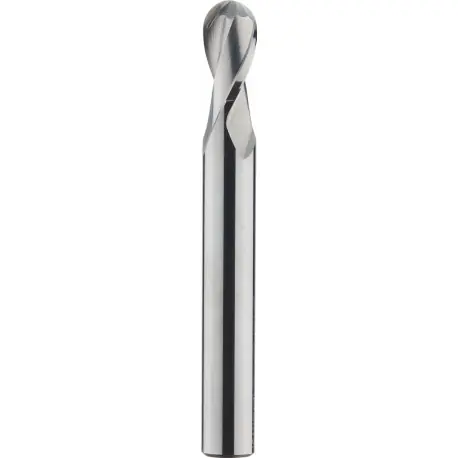 Karbidová kulatá fréza pr. 4 mm, stopka 6 mm, R 2.00, KARCAN 219 ALU Akce