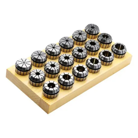 Cenově Výhodný 10-dílná sada kleštin ER16 (pr. 1-10 mm), 15 µm