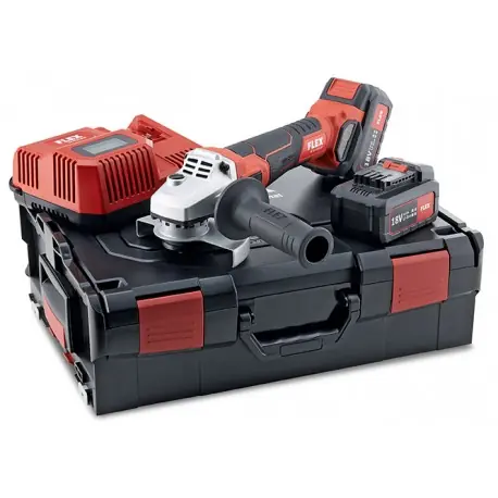 Akce Aku-úhlová bruska LB FLEX 18,0 V, 125 mm + 2x 5.0 Ah + kufřík L-BOXX