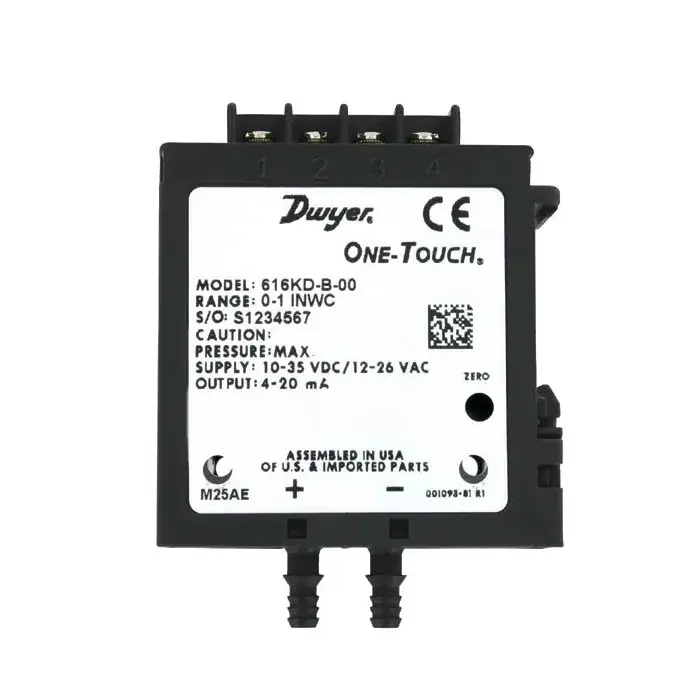 Cenový Hit Differential Pressure Transmitter - Accuracy +/- 2%Output 4-20 mAMax. pressure (Pa) 2500Min. pressure (Pa) 0