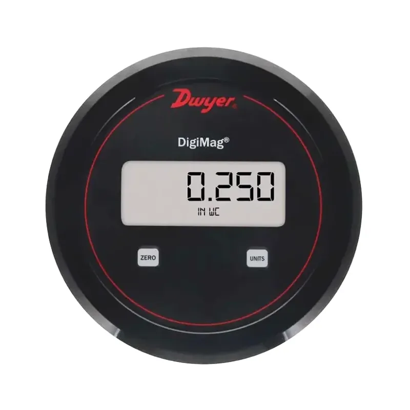 Diferenciální tlakový převodník DigiMag® - Jednotky tlaku INWC (inH₂O)Max. tlak 0,25Min. tlak 0 Expresní Doručení
