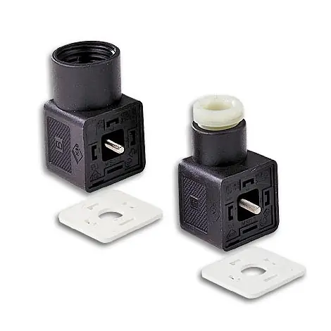 DIN 43650 Connectors for Electrical Connections - Connector design Spacing 9,4 mm, 1/2" conduit fitting Zlevněný