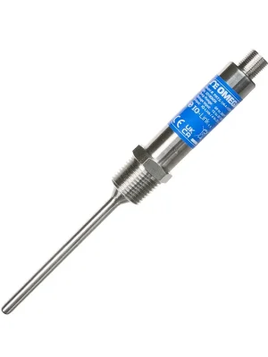Industrial RTD Pt100 Probe with IO-Link, 4-20mA and Switched Output - Diameter 3,2 mm (1/8")Lenght 5 cm (2")Process connection size 1/2"Process connection type G Must-Have