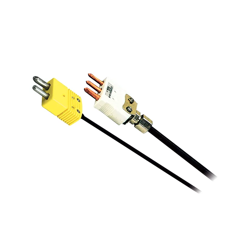 Koupit Online Teflonem potažená termočlánková sonda s konektorem - Typ termočlánku TPrůměr 1,6 mm (1/16")Délka 30 cm (12")