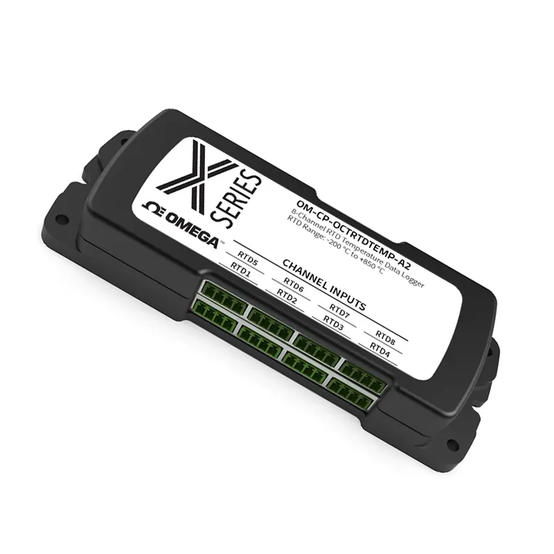 Oblíbený RTD Pt100 Data Logger with 4, 8, 12 or 16-channels - Number of inputs 8